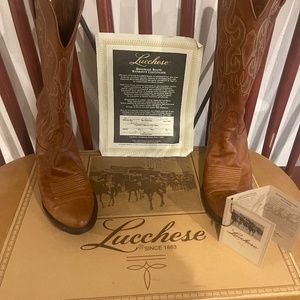 Lucchese CO RANCH HAND 1883 7B Camel ~ Circa 1990's